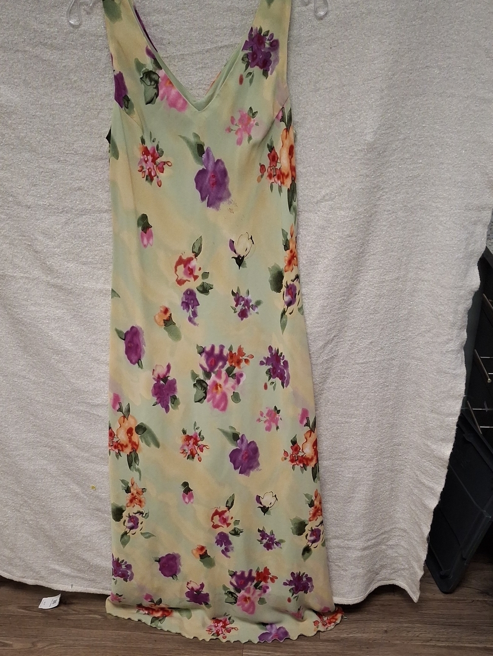 Jonathan Martin Women's Floral V-Neck Slip Dress - Size 10